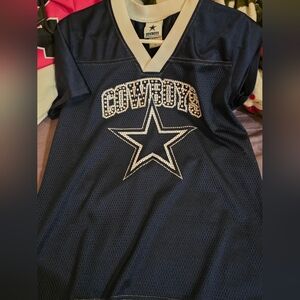 Women Dallas Cowboys Navy Blue Jersey